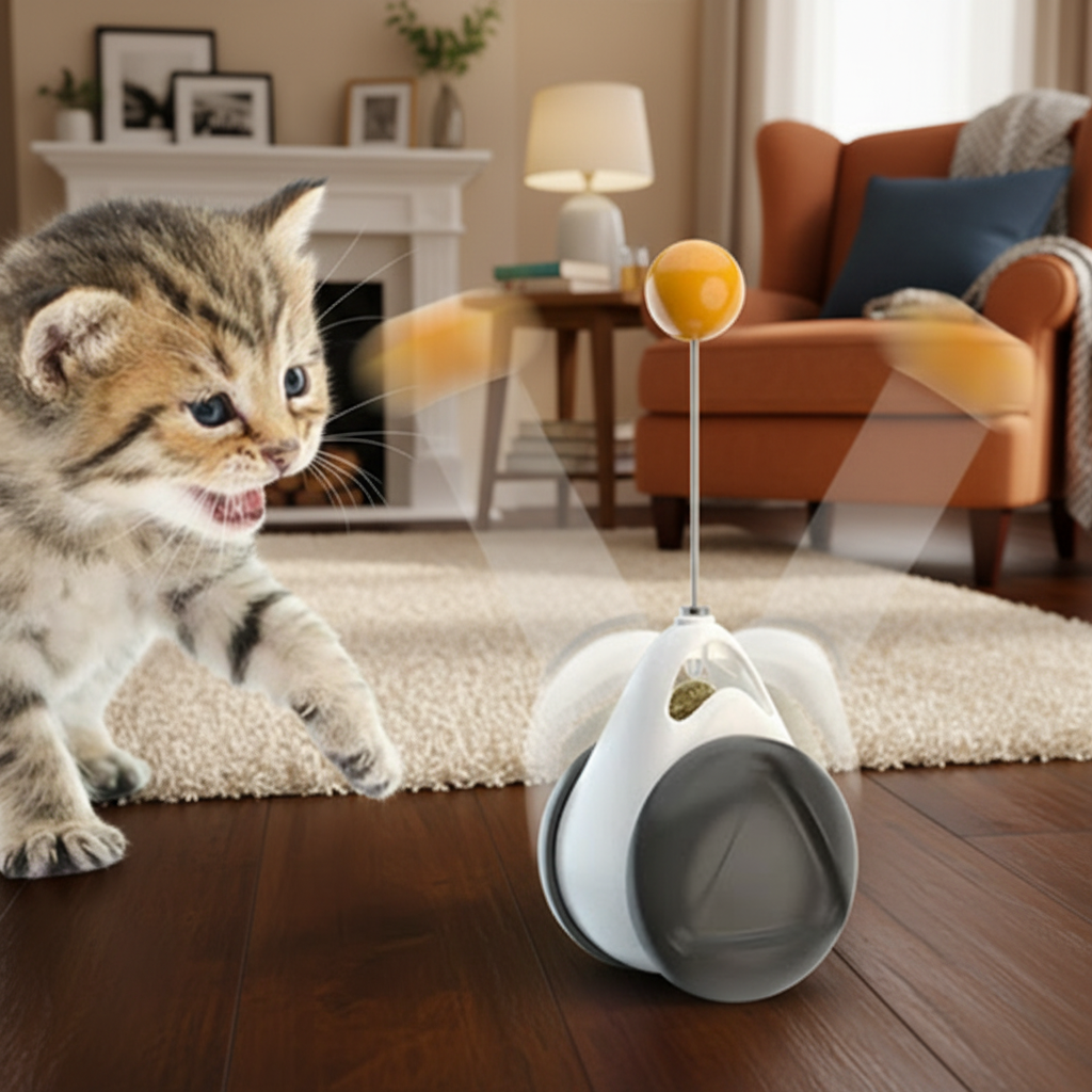 Tumbler Balanced Wheel Swinging Ball Cat Toy