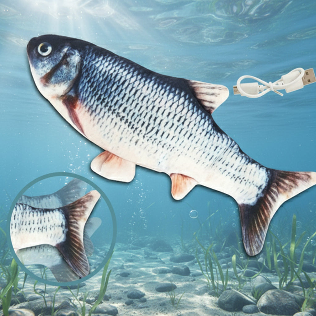 Electric Flipping Fish Toy for Cats